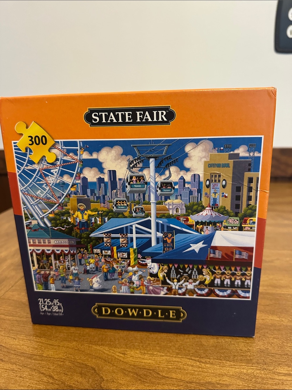DOWDLE State Fair 300-Piece Jigsaw Puzzle - Orange‎